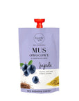 12x Foods by Ann Fruit puree with cereals Blueberry & Millet flakes & Linseed 100g - Foods by Ann - Vesa Beauty