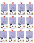 12x Foods by Ann Fruit puree with cereals Blueberry & Millet flakes & Linseed 100g - Foods by Ann - Vesa Beauty