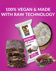 15x Energy Bar - Coconut 40g - Be Raw - Vesa Beauty