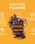 15x Protein 27% Bar - Peanut Butter dark chocolate cover 40g - Be Raw - Vesa Beauty