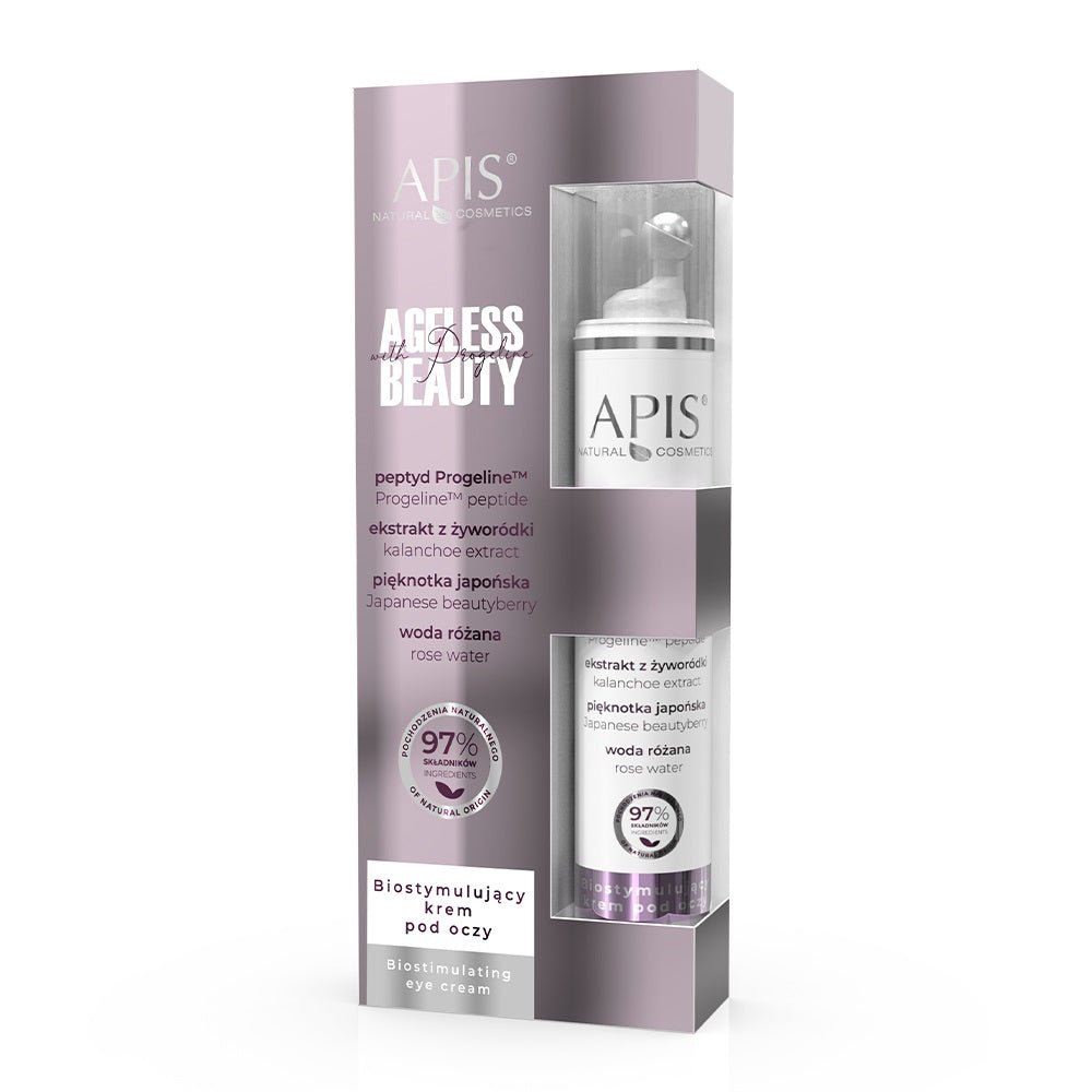 APIS AGELESS BEAUTY WITH PROGELINE Biostimulating Eye Cream 10 VESA UK