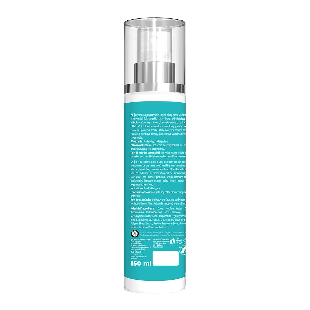 APIS PURE SUN CARE Protective face & body Mist SPF50+ 150ml - APIS - Vesa Beauty