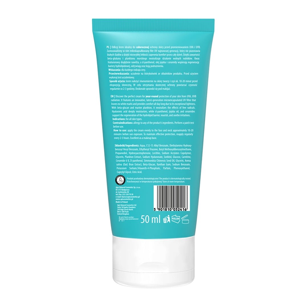 APIS PURE SUN CARE Protective face Cream SPF30+ 50ml - APIS - Vesa Beauty