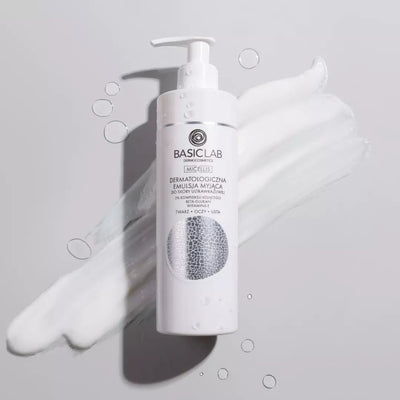 BasicLab Dermatological Puryfying Emulsion for Ultra Sensitive Skin 300ml - BasicLab - Vesa Beauty