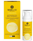 BasicLab Rich Antioxidant Cream with Vitamin C, 4% Kojic Acid Dipalmitate, 1% Octadecenedioic Acid, Coenzyme Q10 50ml - BasicLab - Vesa Beauty