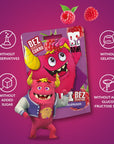 Be Raw Kids Jelly Beans - Raspberry with Crisps 35g - Be Raw - Vesa Beauty