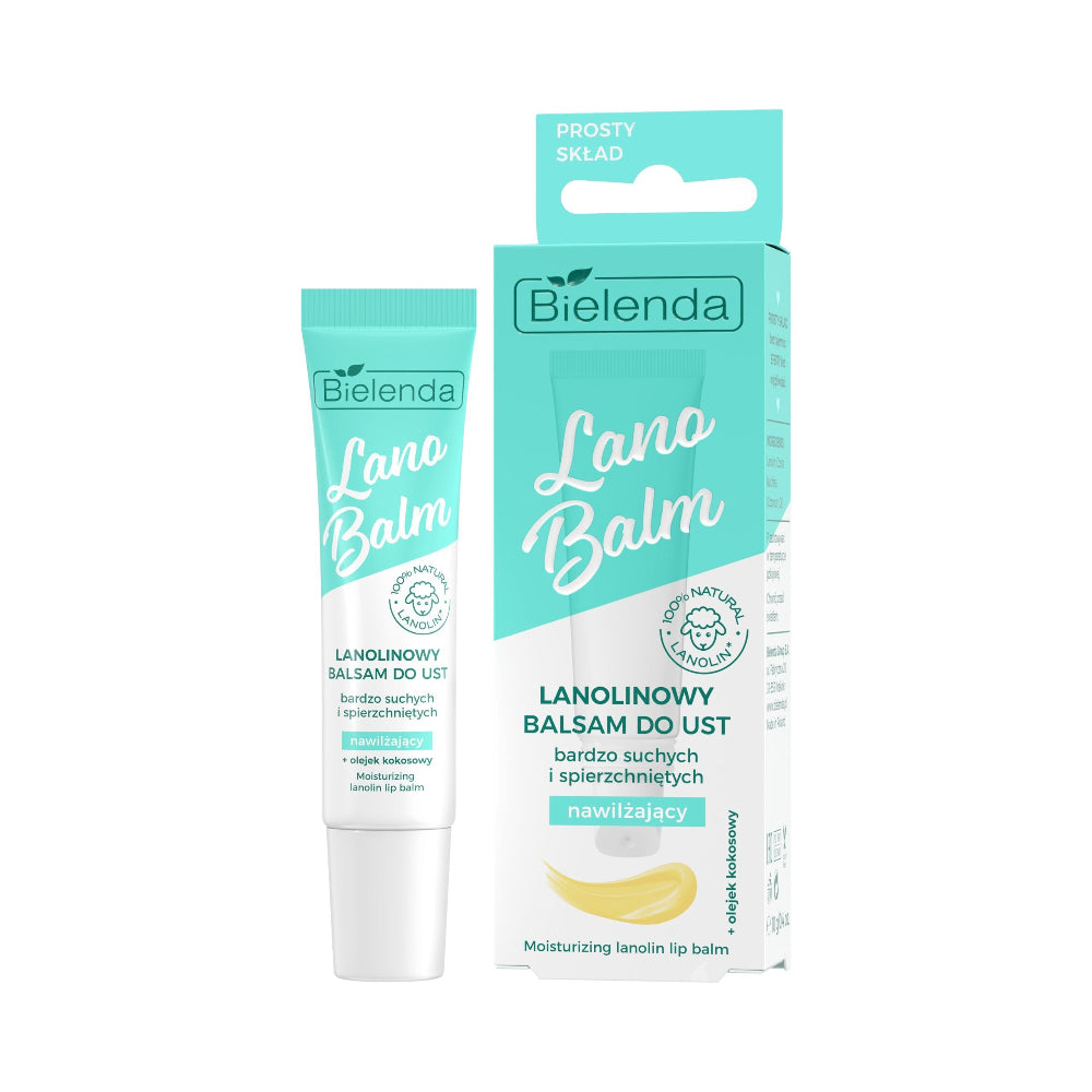 Natural Cosmetics LANO BALM Moisturizing Lanolin balm for very dry & chapped lips 10g
