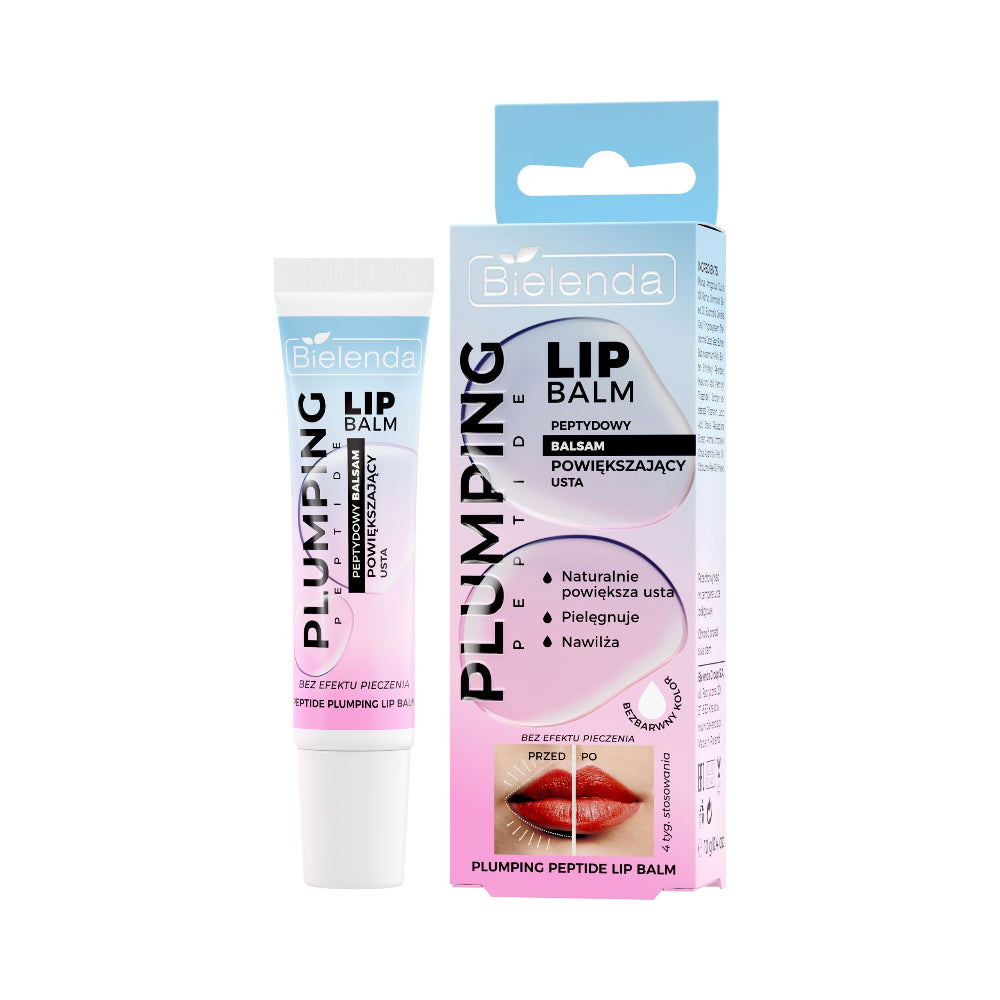 Natural Cosmetics PLUMPING LIP BALM Peptide plumping lip balm without tingling sensation 10g
