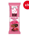 Chocolate Fruit Bar - Raspberry Dark chocolate 40g - Be Raw - Vesa Beauty