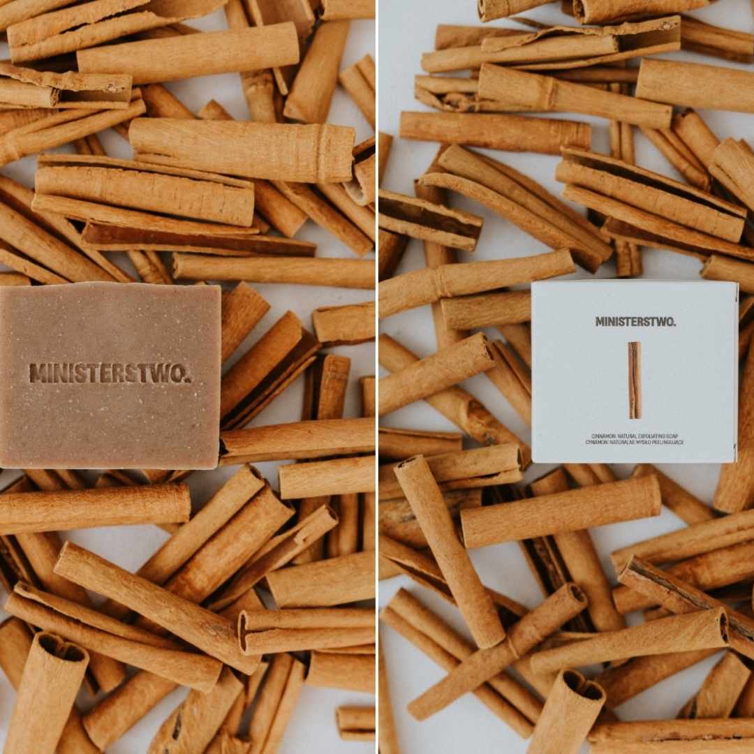 CINNAMON: Natural Exfoliating Soap Bar 100g - Ministerstwo - Vesa Beauty