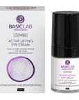 COPPERIS Active lifting night cream for eyes: 0.3% pure copper peptide, 1.5% DMAE 15ml - BasicLab - Vesa Beauty