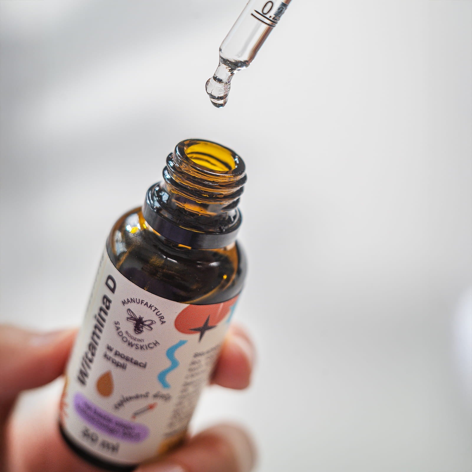 Drops Vitamin D for adults 30ml - Sadowski Bee Gardens - Vesa Beauty