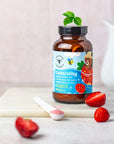 Electrolytes for kids with strawberry flavor - Honey Bear 135,4 g (60 servings) - Sadowski Bee Gardens - Vesa Beauty