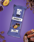 Energy Bar - Plum dark chocolate cover 40g - Be Raw - Vesa Beauty