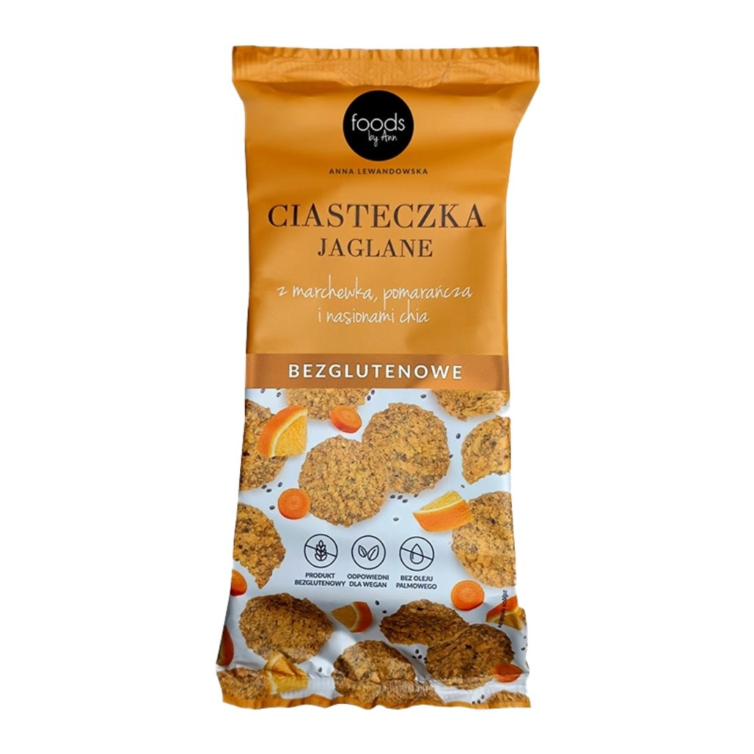 Foods by Ann Gluten - free millet cookies with Carrot & Orange 100g - Foods by Ann - Vesa Beauty