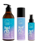 Hair in Balance HYDRA - SET Everyday Hydration Ritual: shampoo 400ml +conditioner 200ml +serum 100ml - OnlyBio - Vesa Beauty