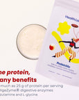 HealthLabs Care ProteinMe (strawberry-banana) - WPC protein with digestive enzymes with no added sugars or sweeteners 472,5g - HealthLabs Care - Vesa Beauty
