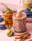 Honey with plum & cinnamon 430g - Sadowski Bee Gardens - Vesa Beauty