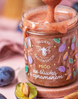 Honey with plum & cinnamon 430g - Sadowski Bee Gardens - Vesa Beauty