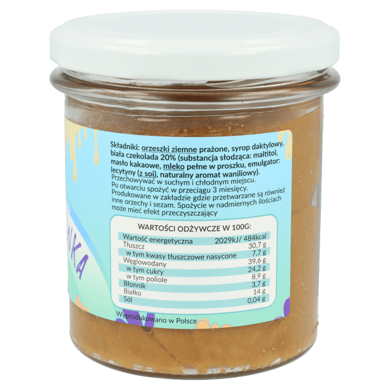 Krukam Czekokrówka - Milk paste with white chocolate 300g - Krukam - Vesa Beauty
