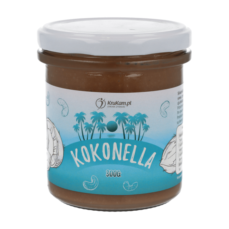 Krukam Kokonella - Cashew Paste with Coconut and Chocolate 300g - Krukam - Vesa Beauty