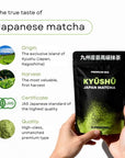 Kyushu Japan Matcha Premium BIO 80g - SUPERSONIC - Vesa Beauty