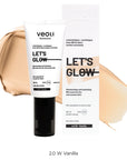 LET'S GLOW SPF20 Illuminating and hydrating BB cream for dry and normal skin 30ml - Veoli Botanica - Vesa Beauty