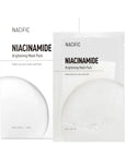 NIACINAMIDE Brightening Mask Pack 10pcs - NACIFIC - Vesa Beauty