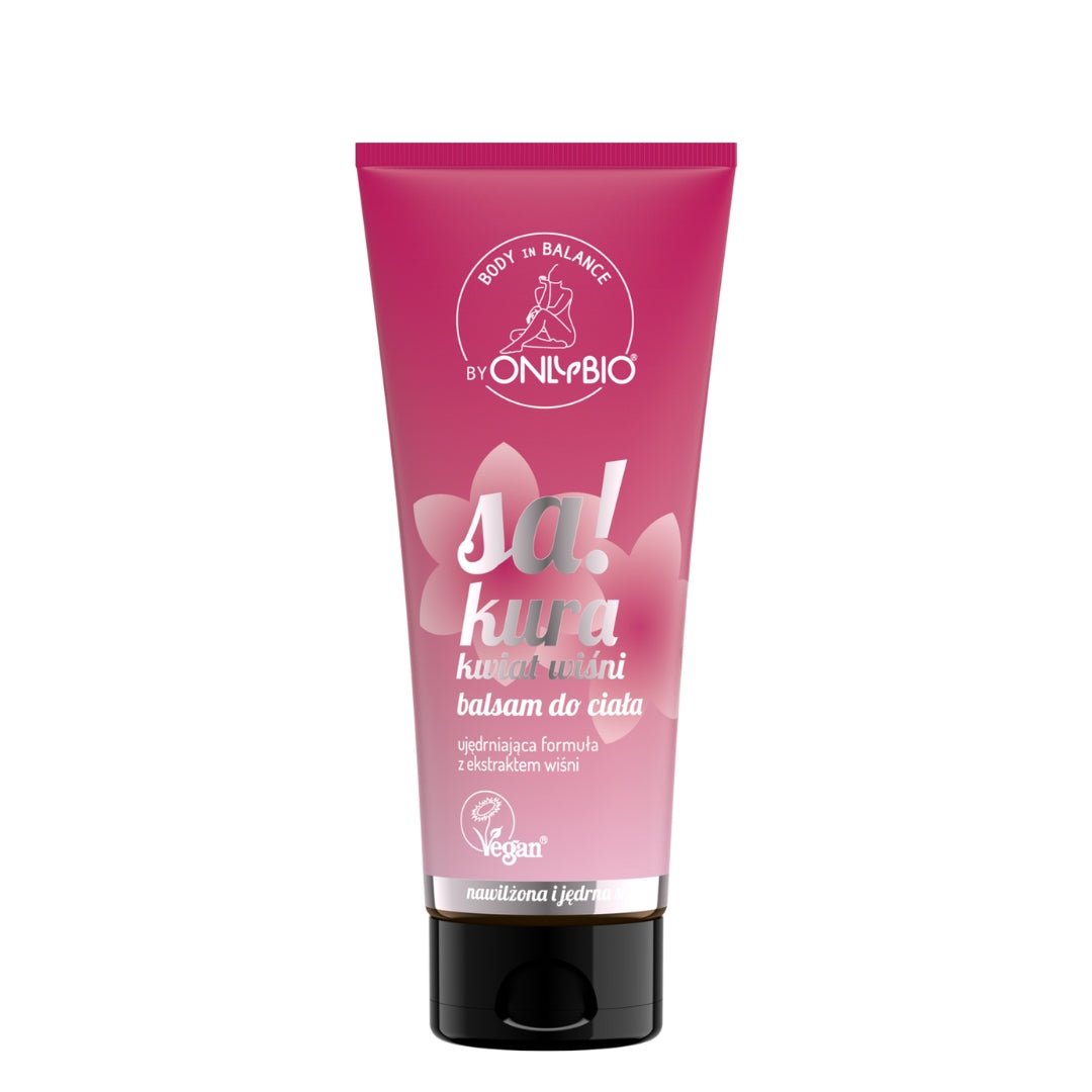 OnlyBio Body in Balance - Body lotion Sakura cherry blossom 200ml - OnlyBio - Vesa Beauty