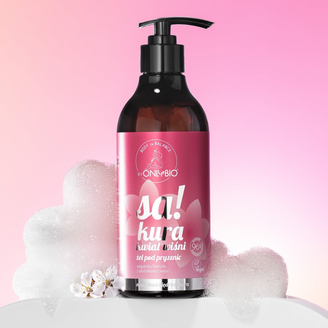 OnlyBio Body in Balance - Shower gel Sakura cherry blossom 400ml - OnlyBio - Vesa Beauty