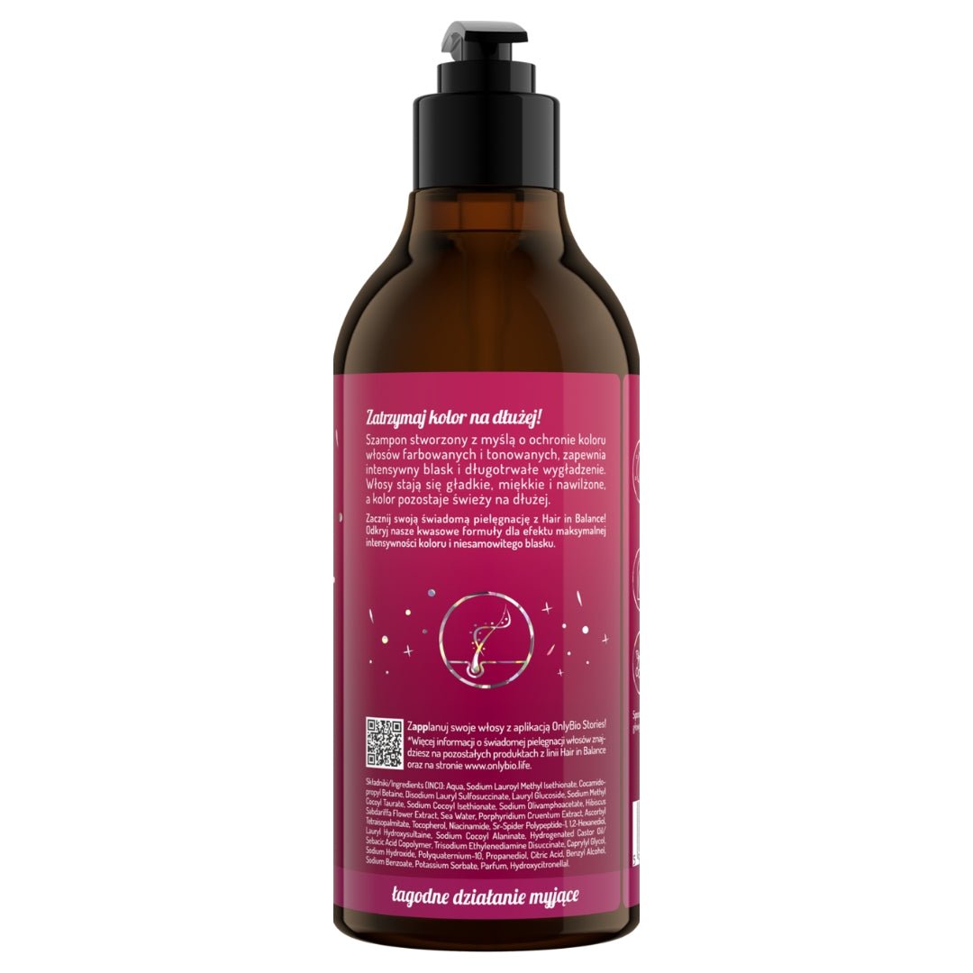 OnlyBio Hair in Balance - Colour - Colour - Protecting Shampoo 400ml - OnlyBio - Vesa Beauty