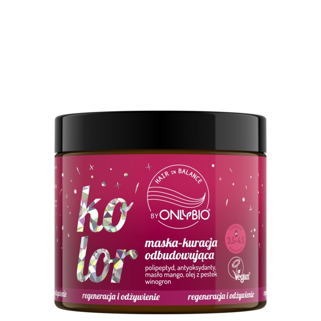 OnlyBio Hair in Balance - Colour - Restorative Treatment Mask 280ml - OnlyBio - Vesa Beauty
