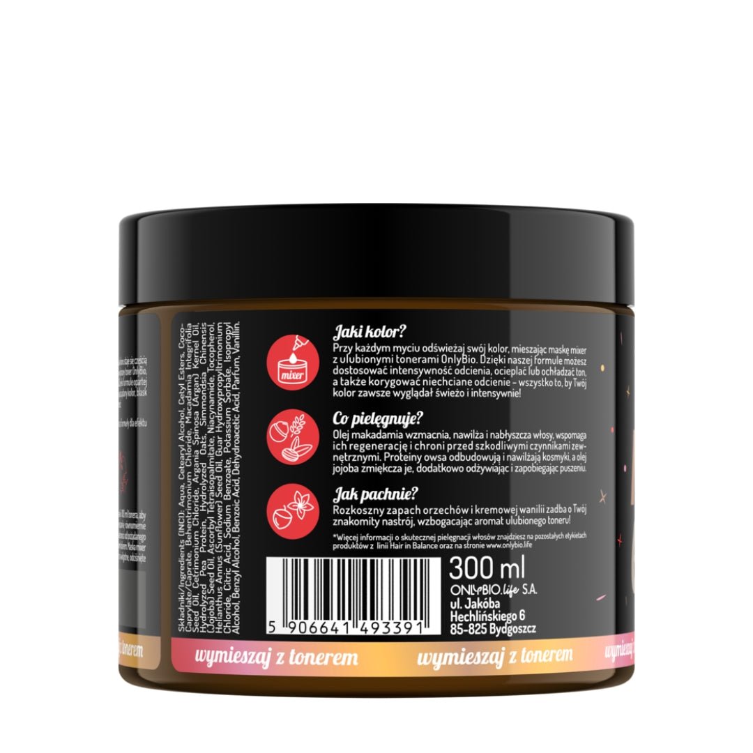OnlyBio Hair in Balance - MIXER mask for gentle toner colouring 300ml - OnlyBio - Vesa Beauty
