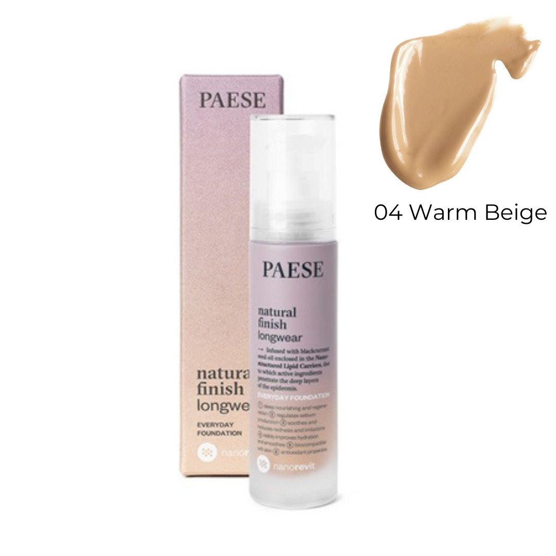 PAESE Nanorevit - Natural Finish Longwear Everyday Foundation 30ml - PAESE - Vesa Beauty