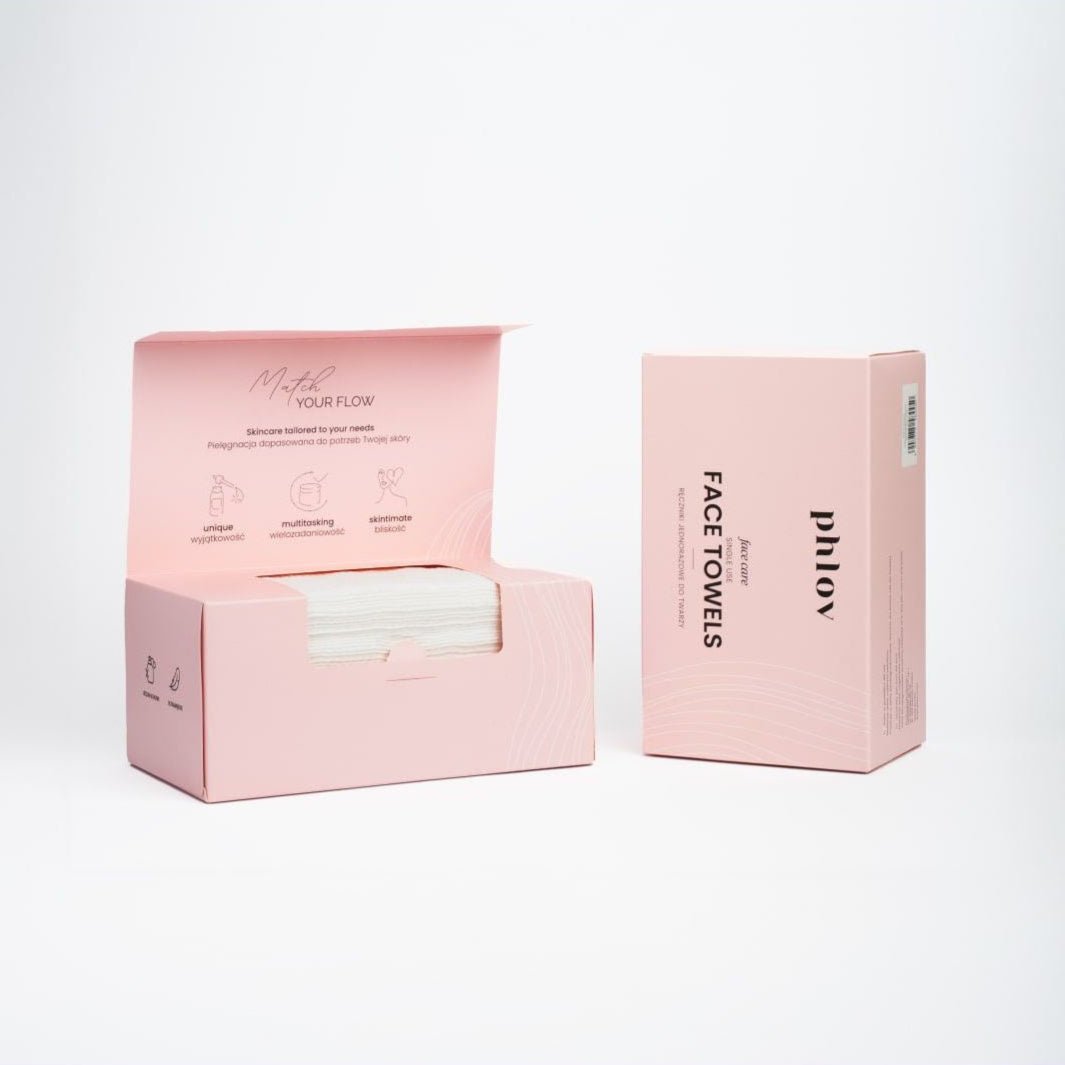 Phlov face care Single Use FACE TOWELS 66pcs (shipping from 28.05) - Phlov - Vesa Beauty