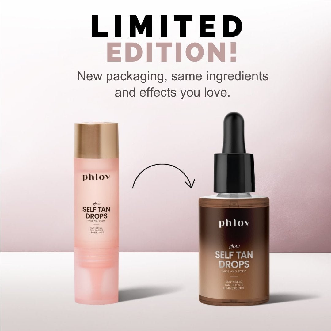 Phlov GLOW Self Tan Drops face & body 15ml - limited edition - Phlov - Vesa Beauty