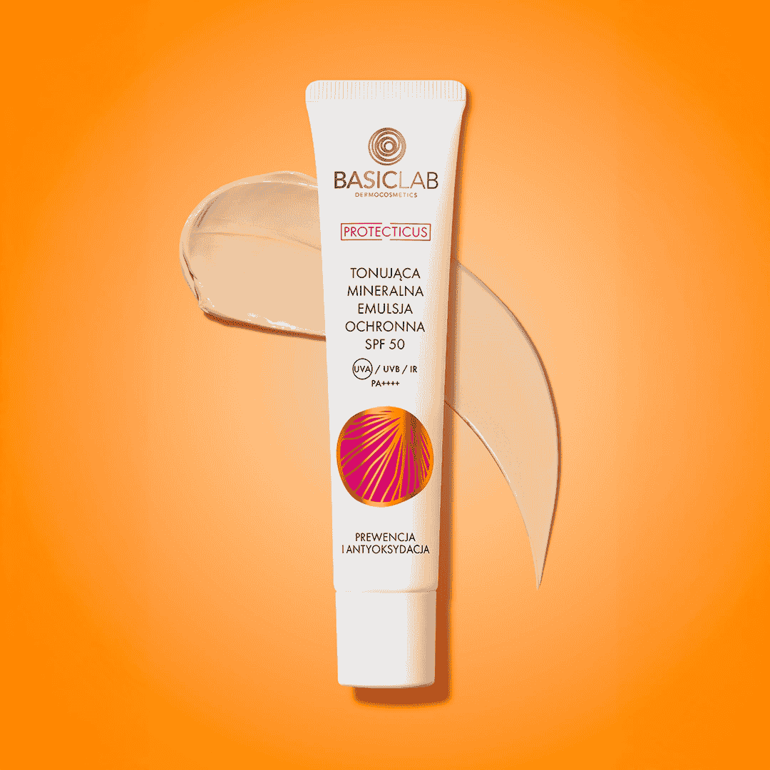 PROTECTICUS Toning Mineral Protective Emulsion SPF50 PPD 19.8 40ml - BasicLab - Vesa Beauty