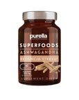 Purella Food Supplement Ashwagandha - Stress reduction 60 capsules - Purella Superfoods - Vesa Beauty