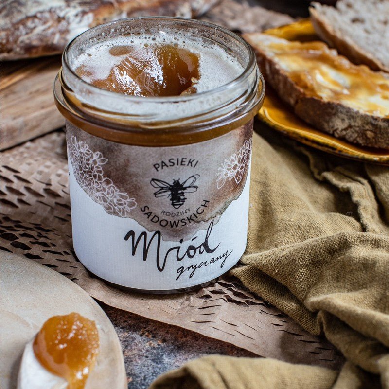 Sadowski Bee Gardens Buckwheat honey 450g - Pasieki Sadowskich - Vesa Beauty