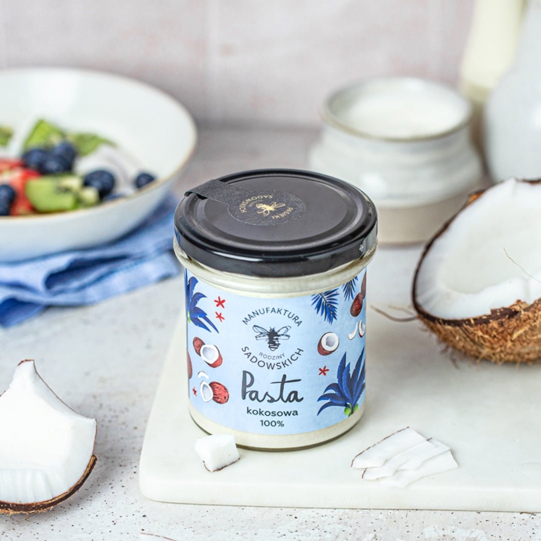 Sadowski Bee Gardens Coconut Paste 300g - Pasieki Sadowskich - Vesa Beauty
