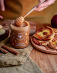 Sadowski Bee Gardens Honey with apple and cinnamon 430g - Pasieki Sadowskich - Vesa Beauty