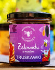 Sadowski Bee Gardens Strawberries in gel with Honey "Żelowocki" 320g - Pasieki Sadowskich - Vesa Beauty