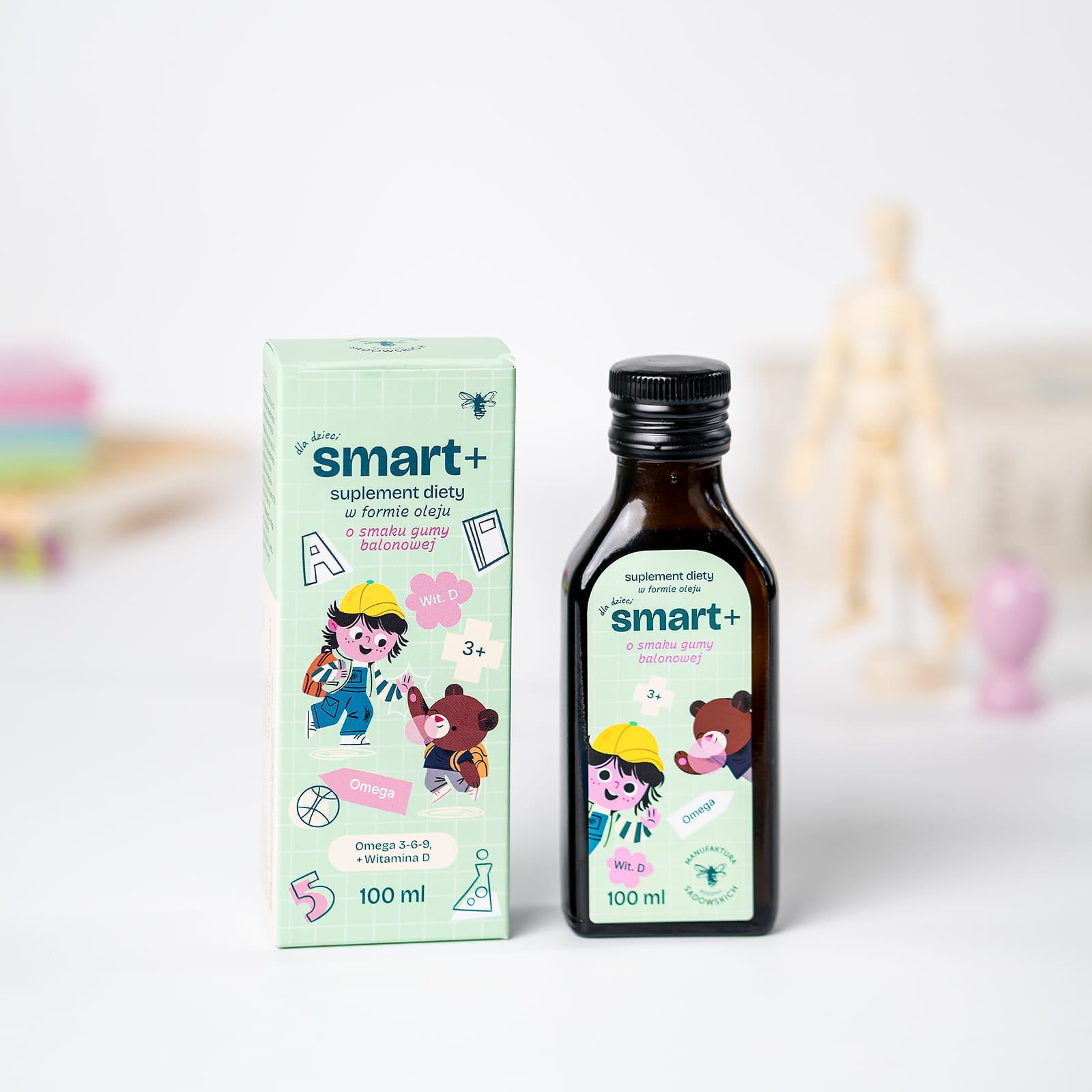 SMART+ oil with bubble gum flavour 100ml - Sadowski Bee Gardens - Vesa Beauty