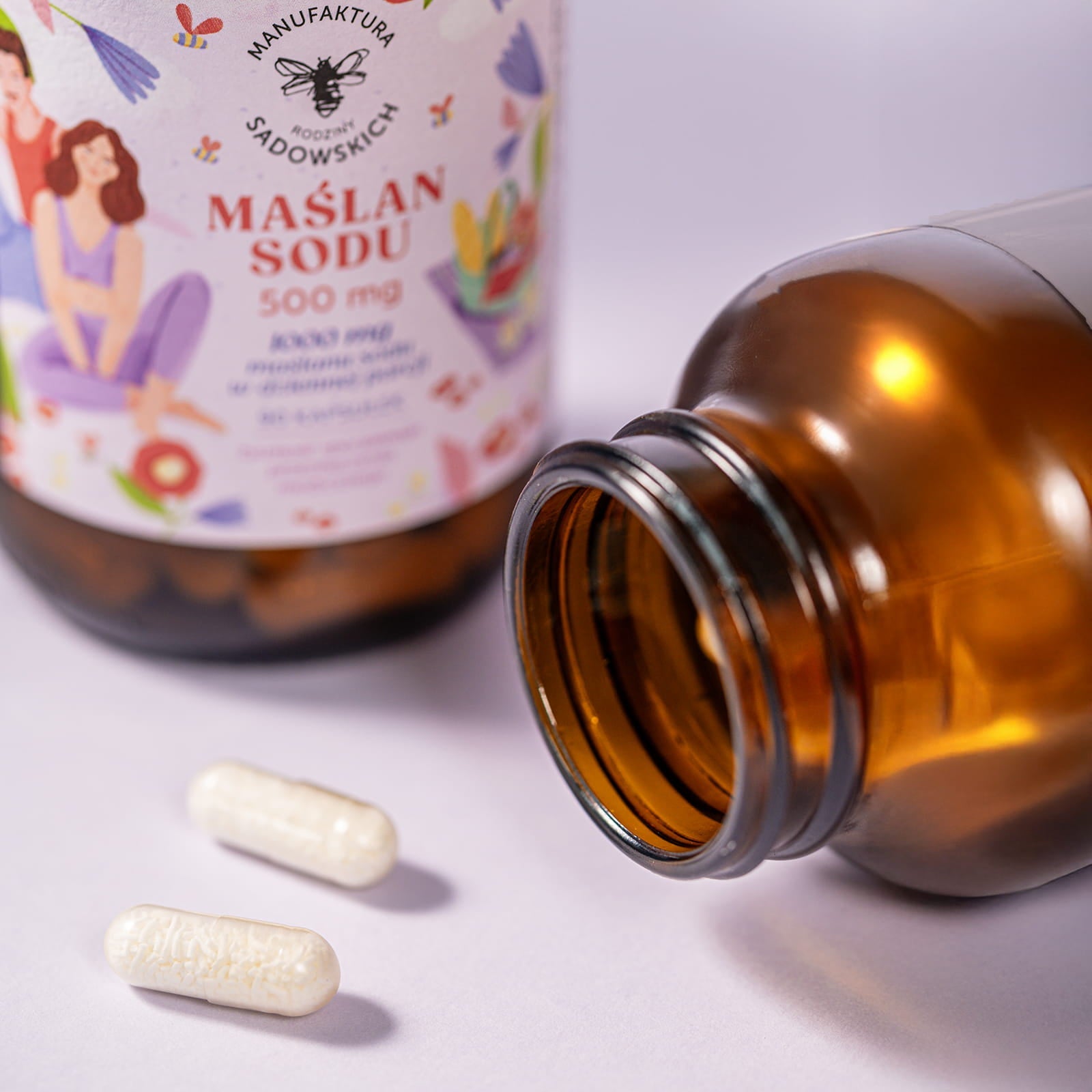 Sodium butyrate 1000mg 90 caps - Sadowski Bee Gardens - Vesa Beauty