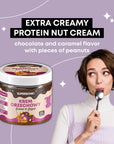 SUPERSONIC Nut Spread with flavour of Chocolate and Caramel with nut pieces 160g - SUPERSONIC - Vesa Beauty