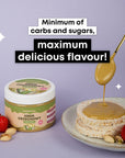 SUPERSONIC Peanut spread with pistachio flavour LOW CARB 250g - SUPERSONIC - Vesa Beauty
