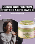 SUPERSONIC Peanut spread with pistachio flavour LOW CARB 250g - SUPERSONIC - Vesa Beauty