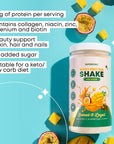 SUPERSONIC Whey Protein SHAKE with collagen - Mango - Passion Fruit KETO 560g - SUPERSONIC - Vesa Beauty