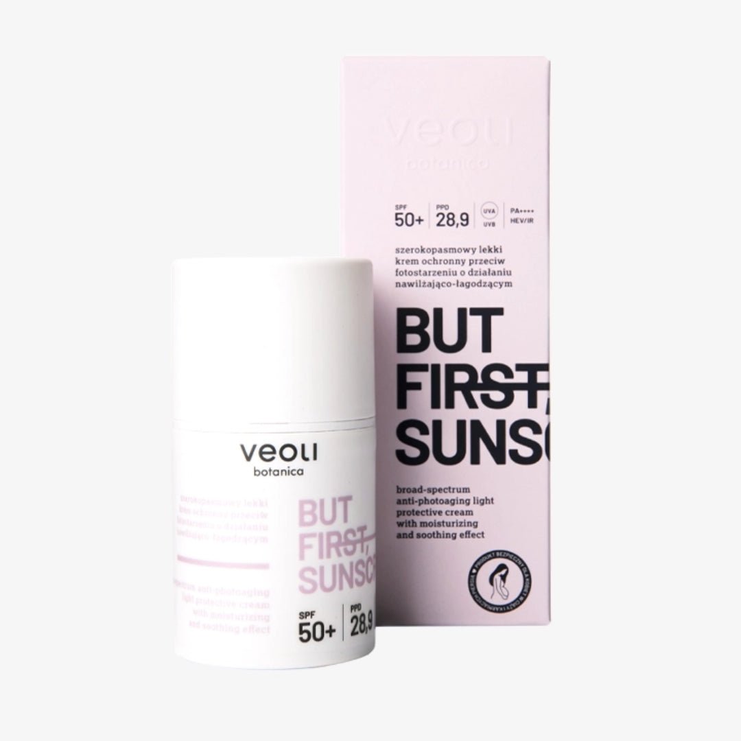 Veoli Botanica BUT FIRST, SUNSCREEN Broad - spectrum anti - photoaging light protective cream SPF50+ 50ml - Veoli Botanica - Vesa Beauty