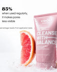 Veoli Botanica CLEANSE WITH BALANCE Purifying and exfoliating facial cleansing gel for oily and combination skin 150ml - Veoli Botanica - Vesa Beauty